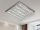 LED mennyezeti lámpa, 55W, 2800 lm, 3000K–6500K állítható, IP20, fém/akril 400x400x60 mm - J2305/CH