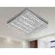 LED mennyezeti lámpa, 55W, 2800 lm, 3000K–6500K állítható, IP20, fém/akril 400x400x60 mm - J2305/CH