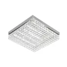 LED mennyezeti lámpa, 55W, 2800 lm, 3000K–6500K állítható, IP20, fém/akril 400x400x60 mm - J2305/CH