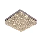 LED mennyezeti lámpa, 55W, 2800 lm, 3000K–6500K állítható, IP20, fém/akril 400x400x60 mm - J2305/CH