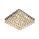 LED mennyezeti lámpa, 55W, 2800 lm, 3000K–6500K állítható, IP20, fém/akril 400x400x60 mm - J2305/CH