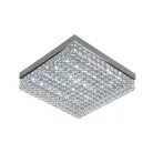 LED mennyezeti lámpa, 55W, 2800 lm, 3000K–6500K állítható, IP20, fém/akril 400x400x60 mm - J2305/CH