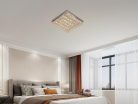 LED mennyezeti lámpa, 55W, 2800 lm, 3000K–6500K állítható, IP20, fém/akril 400x400x60 mm - J2305/CH