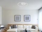 LED Design mennyezeti lámpa 55W, 4900 lm, 3000K–6500K, 540x350x120 mm - J3302/W