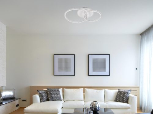 LED Design mennyezeti lámpa 55W, 4900 lm, 3000K–6500K, 540x350x120 mm - J3302/W