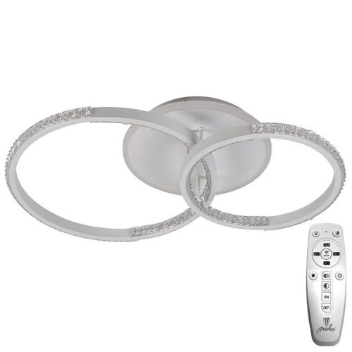 LED Design mennyezeti lámpa 55W, 4900 lm, 3000K–6500K, 540x350x120 mm - J3302/W