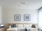 LED Design mennyezeti lámpa 55W, 4900 lm, 3000K–6500K, 540x350x120 mm - J3302/W