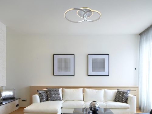 LED Design mennyezeti lámpa 55W, 4900 lm, 3000K–6500K, 540x350x120 mm - J3302/W