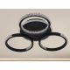 LED Design mennyezeti lámpa 60W, 5200 lm, 3000K–6500K, 450x450x90 mm - J3303/B
