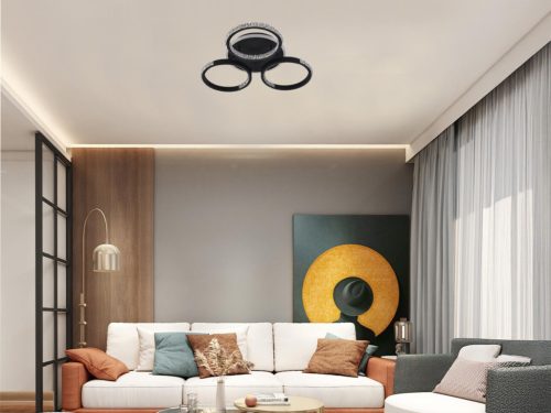 LED Design mennyezeti lámpa 60W, 5200 lm, 3000K–6500K, 450x450x90 mm - J3303/B