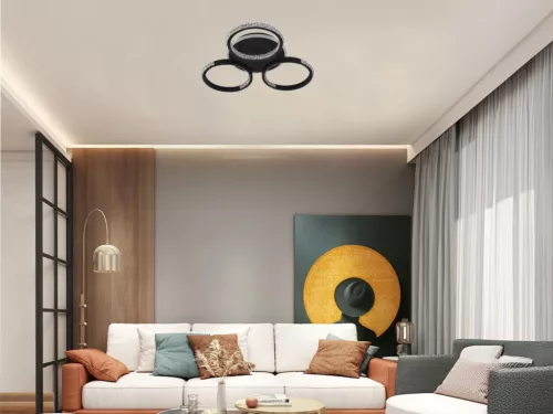 LED Design mennyezeti lámpa 60W, 5200 lm, 3000K–6500K, 450x450x90 mm - J3303/B