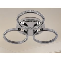   LED Design mennyezeti lámpa 60W, 5200 lm, 3000K–6500K, 450x450x90 mm - J3303/CH