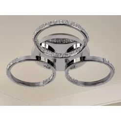   LED Design mennyezeti lámpa 60W, 5200 lm, 3000K–6500K, 450x450x90 mm - J3303/CH