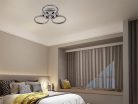 LED Design mennyezeti lámpa 60W, 5200 lm, 3000K–6500K, 450x450x90 mm - J3303/CH