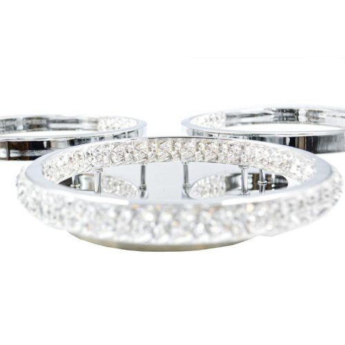 LED Design mennyezeti lámpa 60W, 5200 lm, 3000K–6500K, 450x450x90 mm - J3303/CH