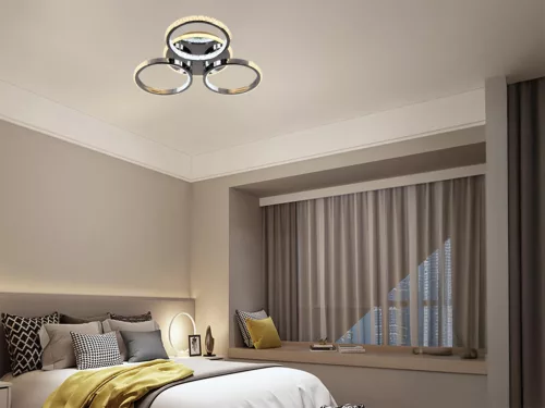 LED Design mennyezeti lámpa 60W, 5200 lm, 3000K–6500K, 450x450x90 mm - J3303/CH