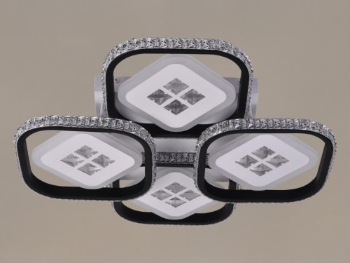 LED Design mennyezeti lámpa 130W, 11400 lm, 3000K–6500K, 499x499x110 mm - J3306/B