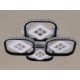 LED Design mennyezeti lámpa 130W, 11400 lm, 3000K–6500K, 499x499x110 mm - J3306/B