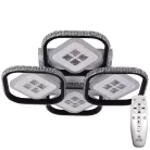 LED Design mennyezeti lámpa 130W, 11400 lm, 3000K–6500K, 499x499x110 mm - J3306/B