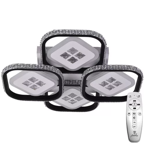 LED Design mennyezeti lámpa 130W, 11400 lm, 3000K–6500K, 499x499x110 mm - J3306/B