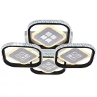 LED Design mennyezeti lámpa 130W, 11400 lm, 3000K–6500K, 499x499x110 mm - J3306/B