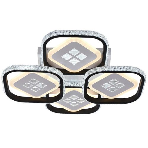 LED Design mennyezeti lámpa 130W, 11400 lm, 3000K–6500K, 499x499x110 mm - J3306/B