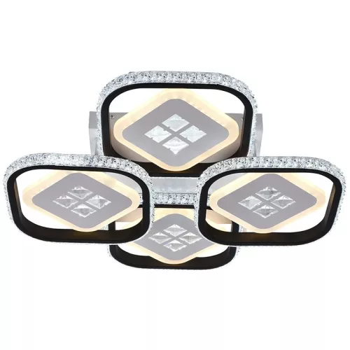 LED Design mennyezeti lámpa 130W, 11400 lm, 3000K–6500K, 499x499x110 mm - J3306/B