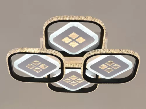 LED Design mennyezeti lámpa 130W, 11400 lm, 3000K–6500K, 499x499x110 mm - J3306/B