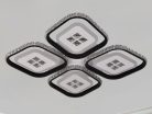 LED Design mennyezeti lámpa 130W, 11400 lm, 3000K–6500K, 499x499x80 mm - J3308/B