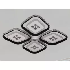   LED Design mennyezeti lámpa 130W, 11400 lm, 3000K–6500K, 499x499x80 mm - J3308/B