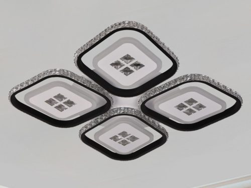 LED Design mennyezeti lámpa 130W, 11400 lm, 3000K–6500K, 499x499x80 mm - J3308/B