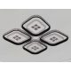 LED Design mennyezeti lámpa 130W, 11400 lm, 3000K–6500K, 499x499x80 mm - J3308/B