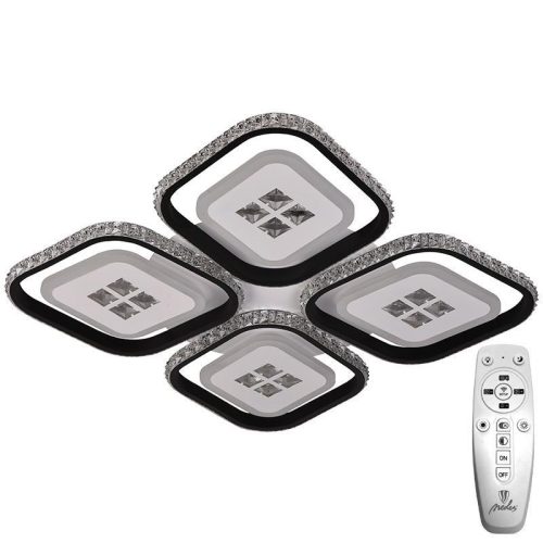 LED Design mennyezeti lámpa 130W, 11400 lm, 3000K–6500K, 499x499x80 mm - J3308/B