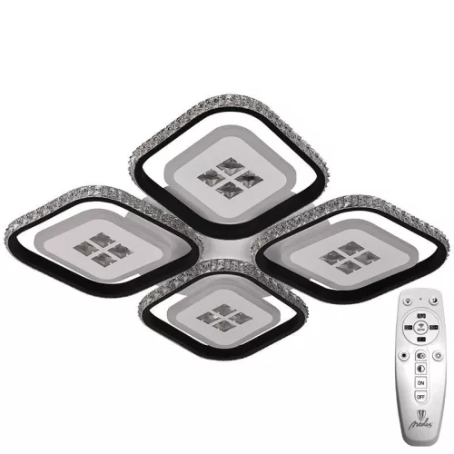 LED Design mennyezeti lámpa 130W, 11400 lm, 3000K–6500K, 499x499x80 mm - J3308/B