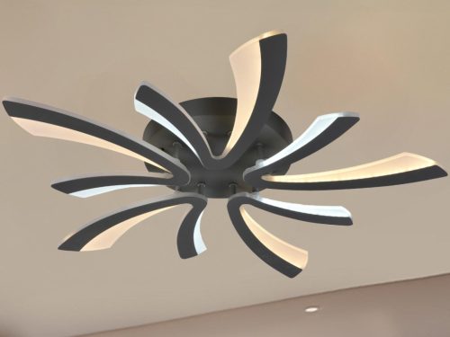 LED Design mennyezeti lámpa 55W, 4500 lm, 3000K–6500K, 750x750x100 mm - J3313/S