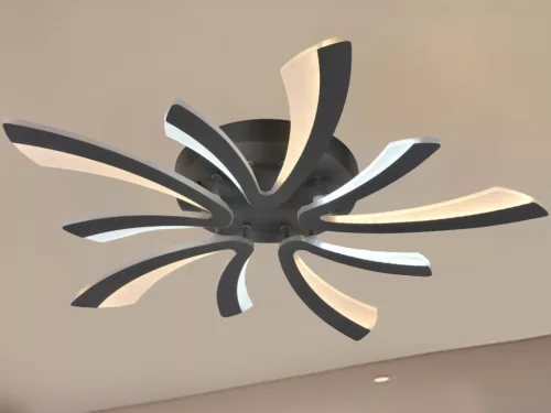 LED Design mennyezeti lámpa 55W, 4500 lm, 3000K–6500K, 750x750x100 mm - J3313/S