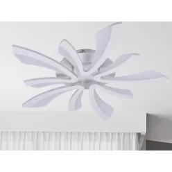   LED Design mennyezeti lámpa 55W, 4500 lm, 3000K–6500K, 750x750x100 mm - J3313/W