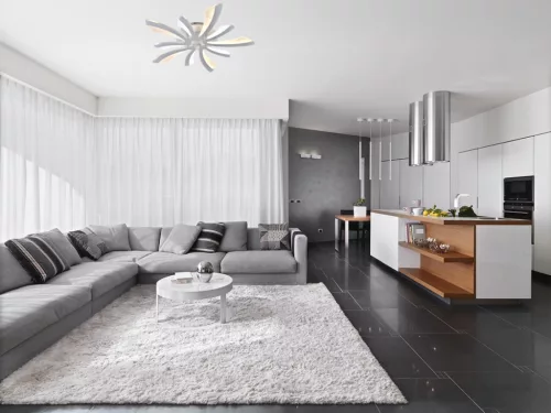 LED Design mennyezeti lámpa 55W, 4500 lm, 3000K–6500K, 750x750x100 mm - J3313/W