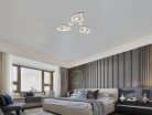 LED Design mennyezeti lámpa 75W, 6300 lm, 3000K–6500K, 550x550x80 mm - J3315/W