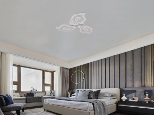 LED Design mennyezeti lámpa 75W, 6300 lm, 3000K–6500K, 550x550x80 mm - J3315/W