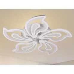   LED mennyezeti lámpa 125W, 10500 lm, 3000K-6500K, IP20, fém-akril - J3316/W