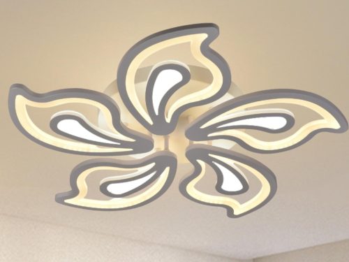LED mennyezeti lámpa 125W, 10500 lm, 3000K-6500K, IP20, fém-akril - J3316/W