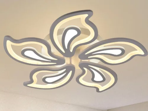 LED mennyezeti lámpa 125W, 10500 lm, 3000K-6500K, IP20, fém-akril - J3316/W