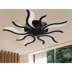   LED mennyezeti lámpa 65W, 5500 lm, 3000K-6500K, IP20, fém-akril - J3317/B