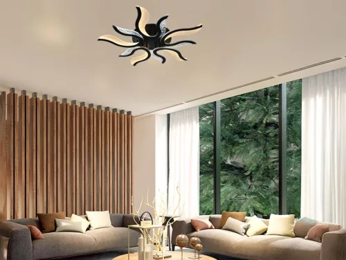 LED mennyezeti lámpa 65W, 5500 lm, 3000K-6500K, IP20, fém-akril - J3317/B