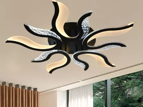 LED mennyezeti lámpa 65W, 5500 lm, 3000K-6500K, IP20, fém-akril - J3317/B