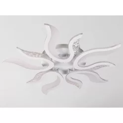   LED mennyezeti lámpa 65W, 5500 lm, 3000K-6500K, IP20, fém-akril - J3317/W