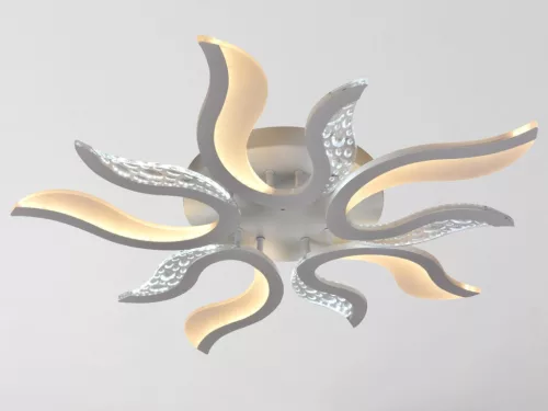 LED mennyezeti lámpa 65W, 5500 lm, 3000K-6500K, IP20, fém-akril - J3317/W