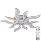 LED mennyezeti lámpa 65W, 5500 lm, 3000K-6500K, IP20, fém-akril - J3317/W