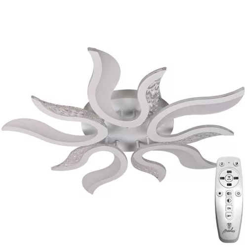 LED mennyezeti lámpa 65W, 5500 lm, 3000K-6500K, IP20, fém-akril - J3317/W